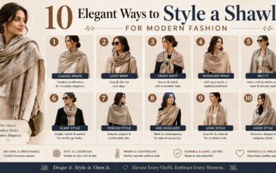 10 Elegant Ways to Style a Shawl for Modern Fashion