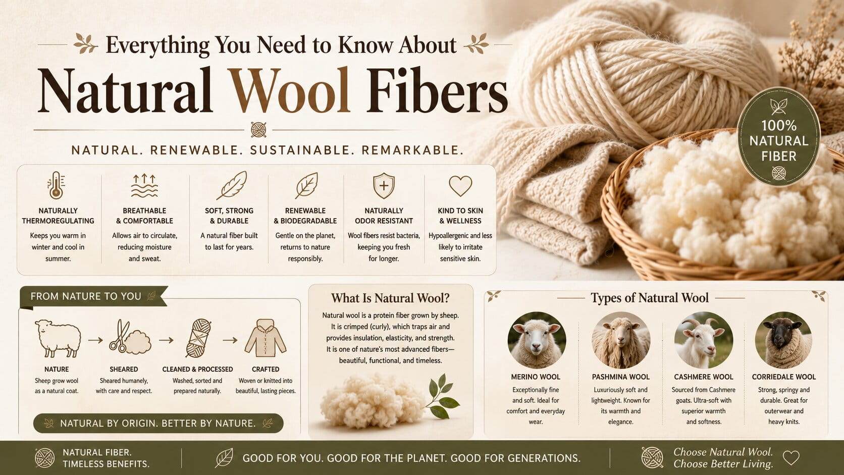 Everything You Need to Know About Natural Wool Fibers