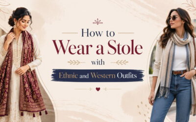 How to Wear a Stole with Ethnic and Western Outfits